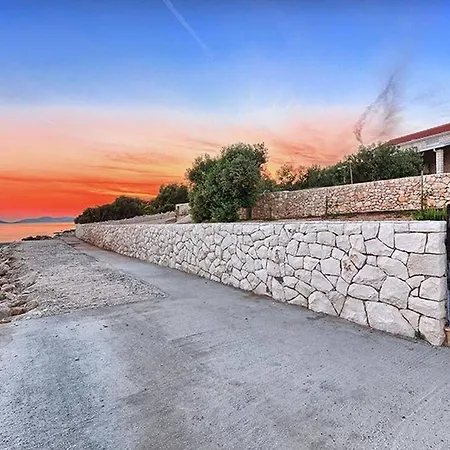 Villa Beachfront House Dalmatino With Pool On Ciovo Trogir